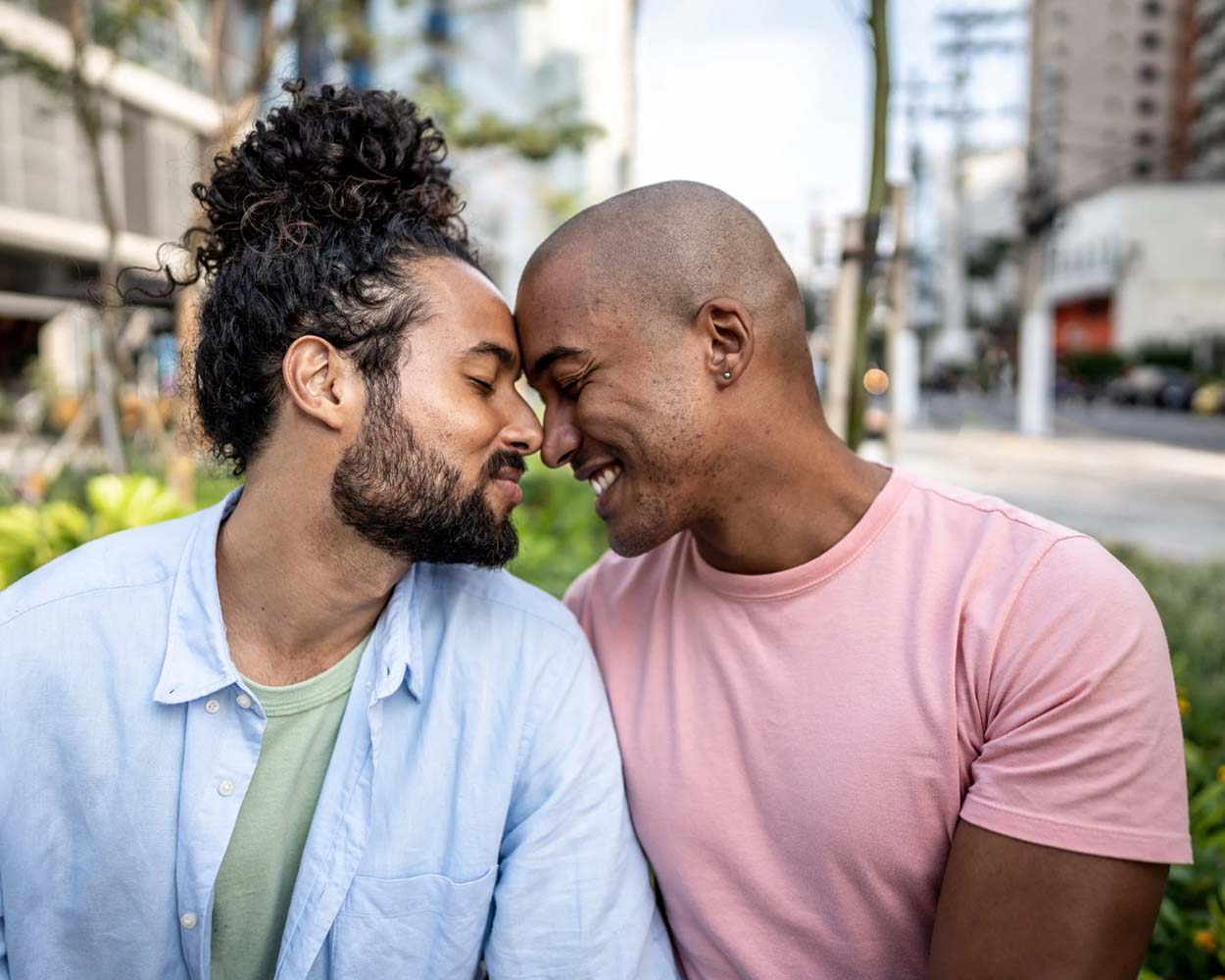 Two introverted gay men falling in love